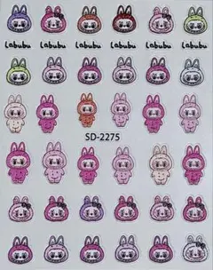 ネイルシール Labubu ラブブ POP MART キャラクター RS.76