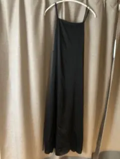 【美品】ブラックキャミソールワンピース