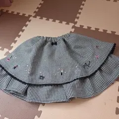 チェック柄キュロットスカート 130cm
