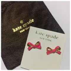 【早いもの勝ち♡】ケイトスペード kate spade ピアス リボン ピンク