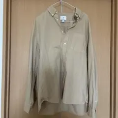 H＆Ｍ　長袖ベージュシャツ　Ｌ