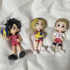 ハイキュー!!PalVerse フィギュア　夜久衛輔　黒尾鉄朗　孤爪研磨