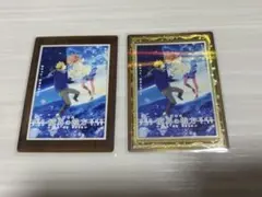 京アニ歴代ポスターカードコレクション ツルネ レア 1枚 ノーマル 2枚