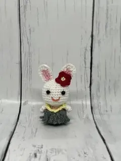 ハンドメイド☆うさぎ編みぐるみ