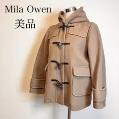 Mila Owen フード付ダッフルコート キャメル M トグルボタン きれいめ