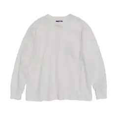 PURPLE LABE 7oz L/S Pocket Tee 白 L