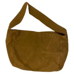 カーキ ショルダーバッグ 古着 大容量