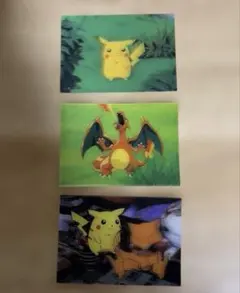 レア】ポケモン 明治ミルクココア 3Dカード もりコンプ品 16枚セット