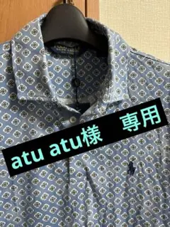 ラルフローレン ポロゴルフ ポロシャツ 新品未使用タグ付Mサイズ水色 花柄