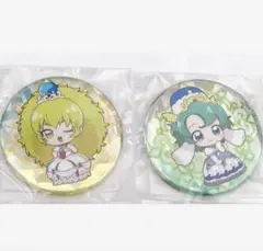 ふしぎ星のふたご姫　楽コレ　缶バッジ　アルテッサ　ソフィー　2点セット