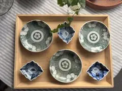アンティーク三田青磁 小皿5客セット - メルカリ