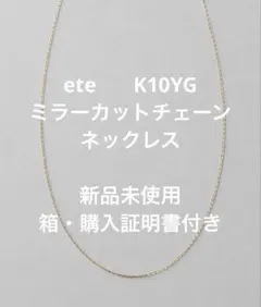 2026年最新】ete ミラーカットチェーンネックレスの人気アイテム