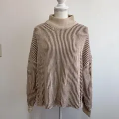 大きいサイズ☆ストライプニット