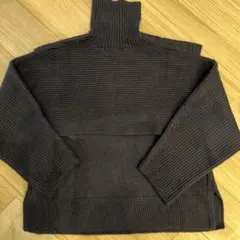 SLOBE iENA ネイビー タートルネック ニットとベスト