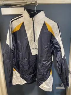 adidas カモ柄ジップジャケット 総柄 M-L 古着 - メルカリ