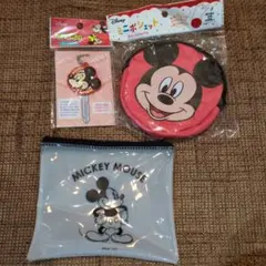 再々値下げ　ミッキーマウス　ミニポシェット＆キーキャップ＆ミニポーチ　3点