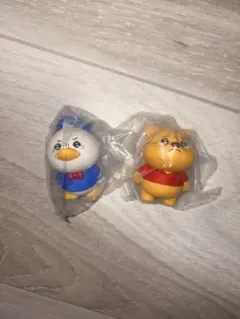 ディズニーガチャガチャなかないモン プーさん＆ドナルドセット