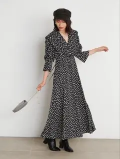 snidel　スナイデル　ビッグカラークラシカルワンピース