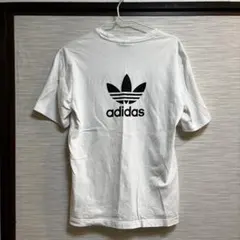 【美品】アディダスオリジナルス バックプリント Tシャツ ホワイト Mサイズ