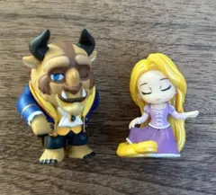 ディズニーキャラクター2 ちょこんとおじぎ Fig. 野獣andラプンツェル