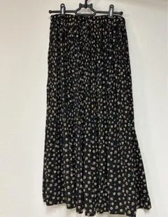 LOWRYS FARM ローリーズファーム 花柄プリーツスカート