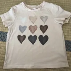 ハート柄 Tシャツ　同封200円