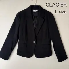 GLACIER グラシア テーラードジャケット 黒 LL 通勤
