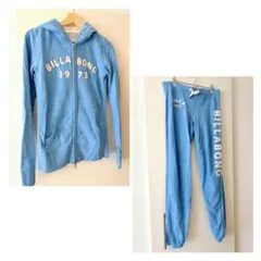 BILLABONG フード付パーカー スウェットパンツ 上下セット セットアップ