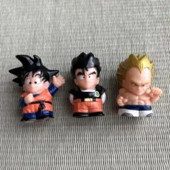 ドラゴンボールZ ソフビ 3体セット 孫悟空 悟飯 ベジータ フィギュア 当時物