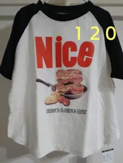 【新品】BREEZE ブリーズ ラグラン半袖カットソー １２０センチ