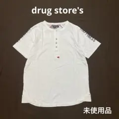 drug store's ヘンリーネックTシャツ　ブタさん　バックロゴのサムネイル