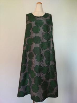 着物リメイク【903】Aラインワンピース