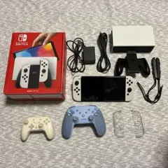 Nintendo Switch 有機ELモデル本体、コントローラー 3coins