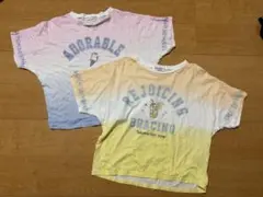 子供服 ジュニア服 女の子 半袖Tシャツ 160cm 2着まとめ売り