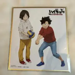 ハイキュー!! ゴミ捨て場の決戦 アニメイト特典 ミニ色紙　黒尾鉄朗　孤爪研磨