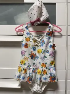 petit main プティマイン 水着 100cm 帽子付き