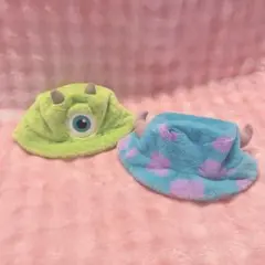 ディズニー　モンスターズインク　サリー　マイク　バケハ　バケットハット　♡