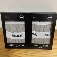 F.C.R.B. ボクサーパンツ 2パック Mサイズ　2セット
