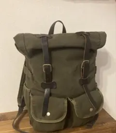 アーツ＆クラフツ キャンバスロールトップ バックパック - メルカリ