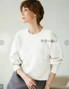 パフスリーブ・ラグランプルオーバー