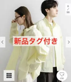 【新品】センスオブプレイス アーバンリサーチ イエロー シャツ