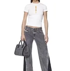 希少♡ DIESEL ダーク デニム トートバッグ 2way