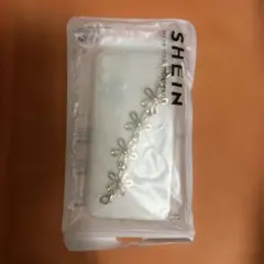 iPhone用11用の透明ケース　⭐︎花飾り付⭐︎