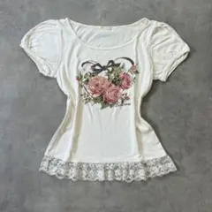 日本製 希少ヴィンテージ フェアリーグランジ coquette レーストップス