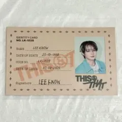リノ THIS & THAT THAT ver. 封入 IDカード
