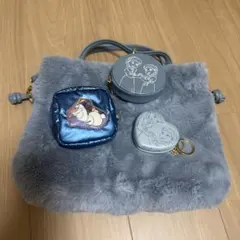 しまむら アナ雪 ショルダーバッグ&ミラー&ポーチ