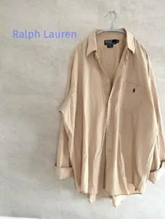 美品　ポロ　ラルフローレン　メンズ　長袖　シャツ　L 61