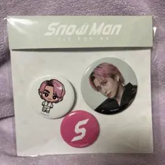 Snow Man 1stPOPUP 韓国限定 佐久間大介 缶バッジセット