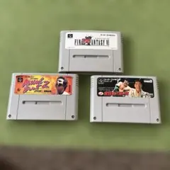 スーパーファミコン ゲームソフト 3本セット　動作未確認品