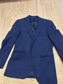 美品only ネイビー チェック柄 スーツ